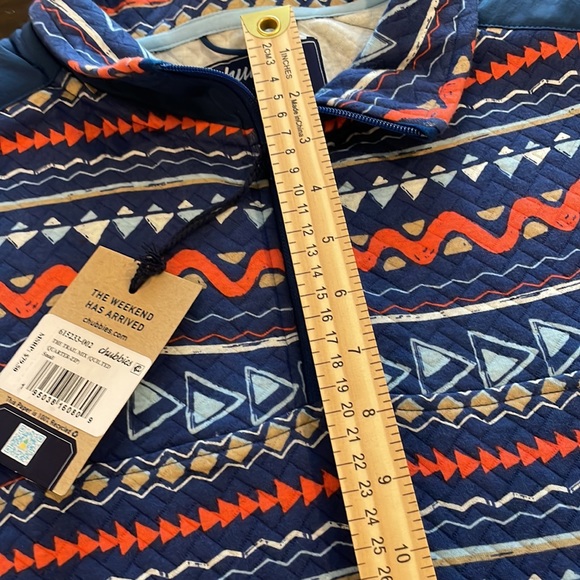 COPY - Chubbies The Trail Mix Quilted Quarter Zip Size Small, NWT - Picture 11 of 12